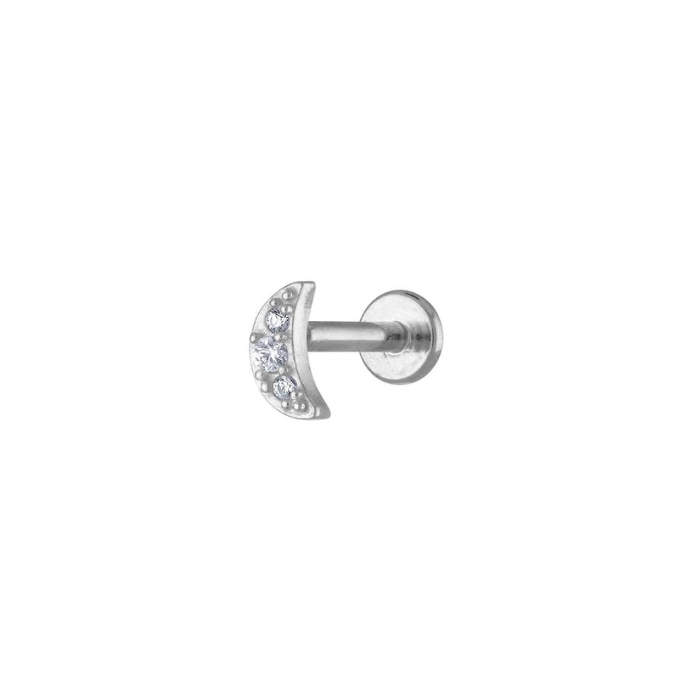 Maison Miru Pave Moon stud